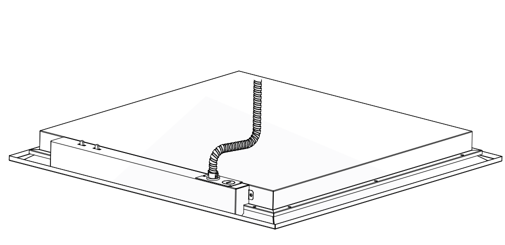 LED indept architectural troffer 2x2 2x4 1x4 up to 6000 lumen ETL listed 120-277V 0-10V dimming emergency sensor control ready