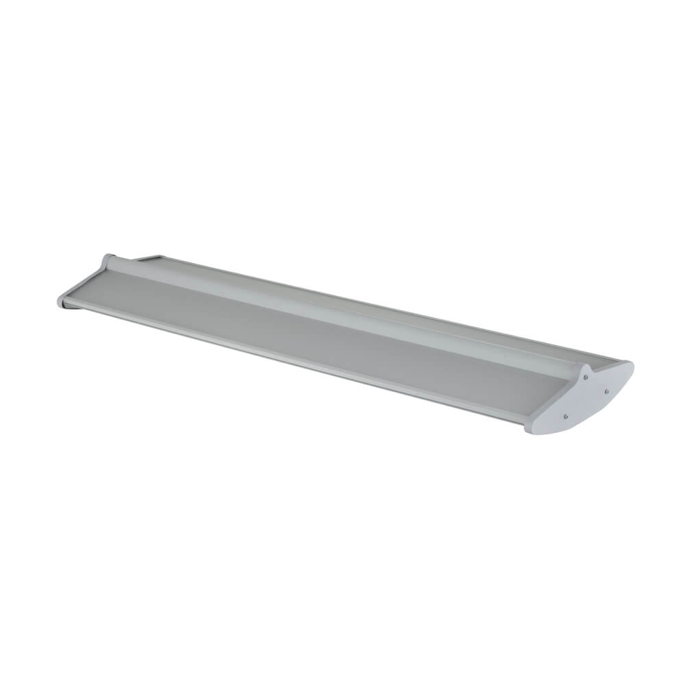 1x4 LED Pendant Light Up/Down HG-L208 by Halcon Lighting with selectable CCT and wattage features for commercial lighting