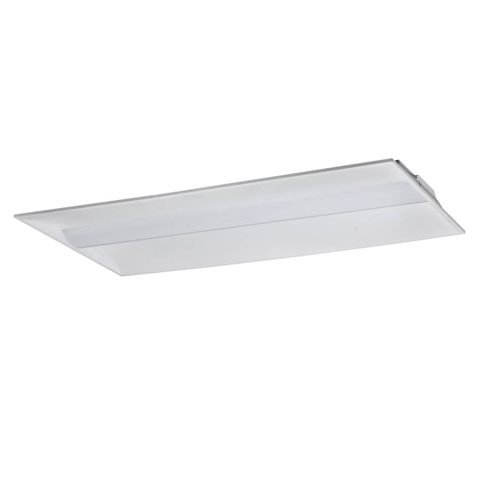 Halcon LED Troffer Light HG-L249C with CCT and Wattage Selectable features for energy-efficient lighting in offices, schools, and hospitals.