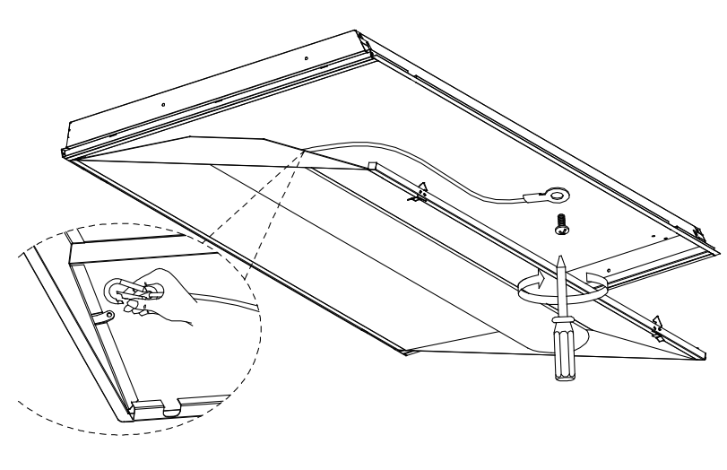 LED Troffer retrofit kits upgrading fluorescent lighting fixture 2x2 2x4 CCT and Wattage selectable 3000-5000K 120-277V 0-10V dimming ETL and DLC listed emergency and sensor control ready