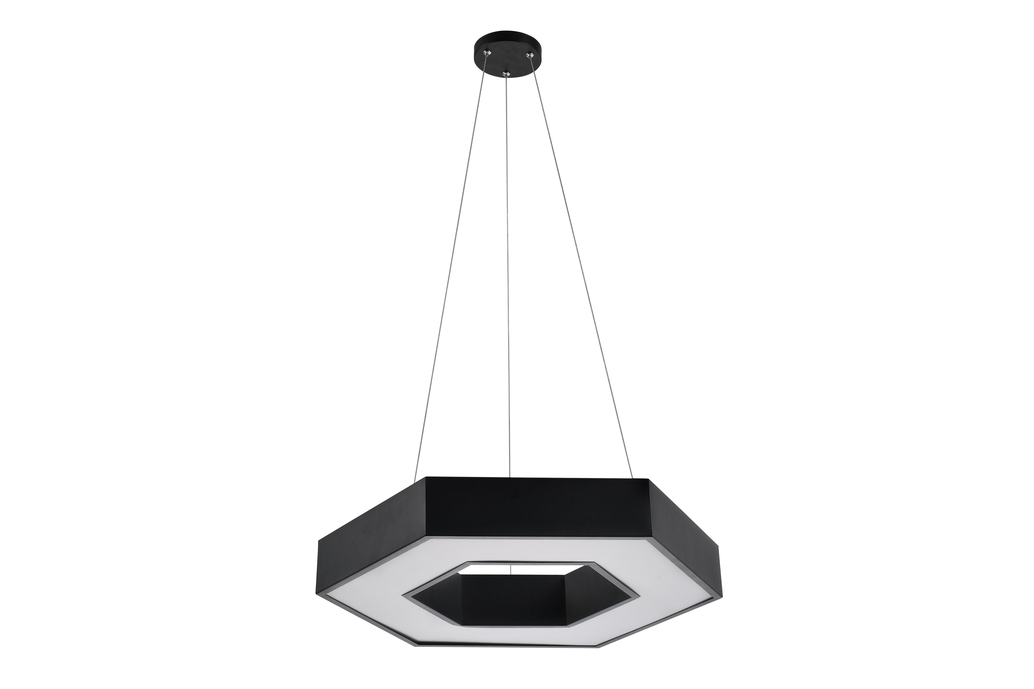 The linkable linear pendant up and down light 2ft 4ft 8ft combination with different shape 120-277V 0-10V dimming ETL and DLC listed emergency and sensor control ready