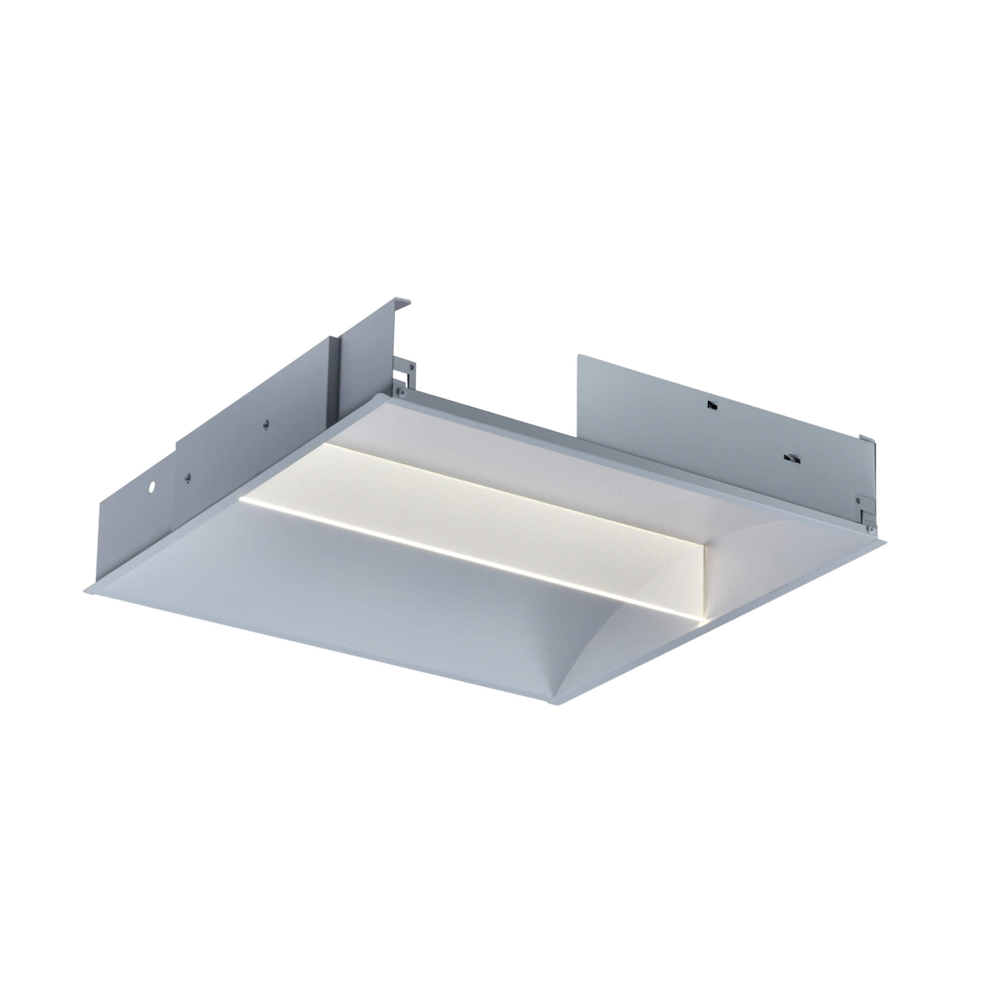 Efficient Halcon Indirect LED Troffer E1907 with smart sensor technology for contemporary lighting solutions